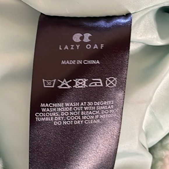 Lazy Oaf Limited Edition Pistachio Checkerboard Fleece Shorts - Picture 10 of 11